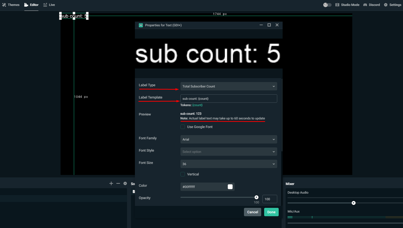how to update streamlabs obs